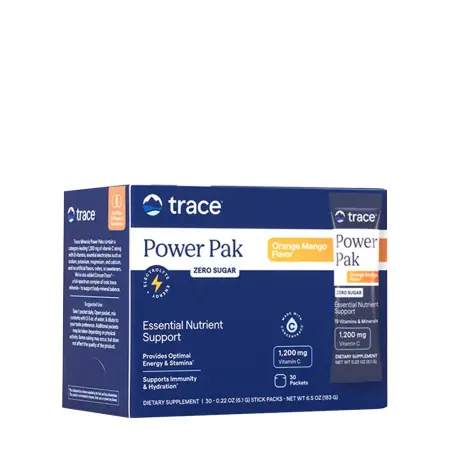 Trace Minerals Power Pak Sugar Free Orange Mango (30 Packs) - Trace Minerals