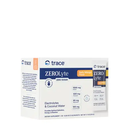 Trace Minerals ZeroLyte Stick Packs (30 Packs, Salty Mango) - Trace Minerals