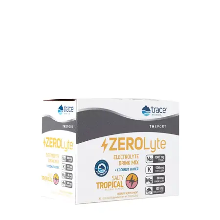 Trace Minerals ZeroLyte Stick Packs (30 Packs, Salty Tropical) - Trace Minerals