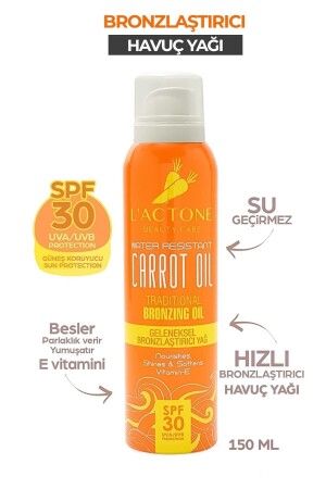 Traditional Bronzing Carrot Oil 30 Spf 150 ml SC-001 - L'ACTONE
