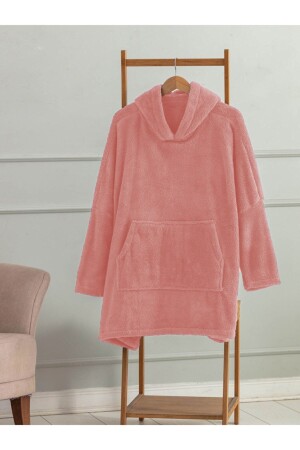 Tragbare TV-Decke mit Kapuze von Wellsoft, Unisex, Übergröße – Rosa TYC00610221899 - Mulberry