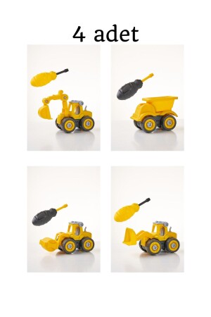 Trainer Disassemble and Mount Construction Machines (4 Pieces) 1003-4 - babysch