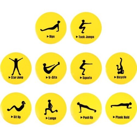 Training Markers-Pancakes inSPORTline Agily 25cm (10 pcs.) - inSPORTline