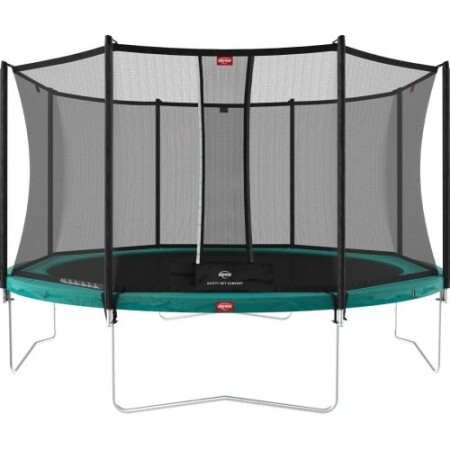 Trampoline BERG Favorit Regular - 330 cm, green, with Comfort safety net - BERG