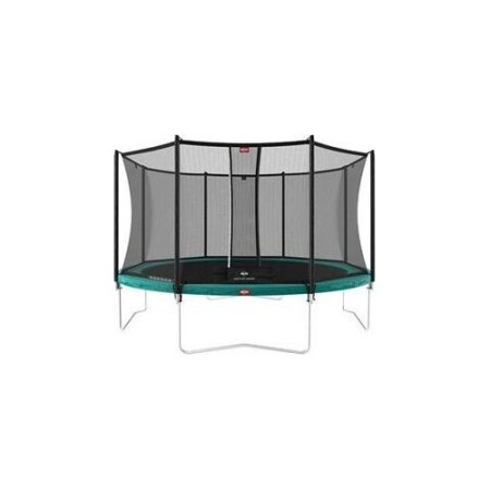 Trampoline BERG Favorit Regular 430, green, with Comfort safety net - BERG