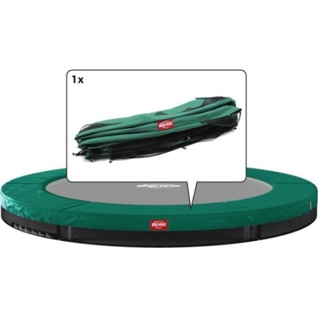 Trampoline edge padding Berg Favorit InGround 330, green, 6 pieces - BERG