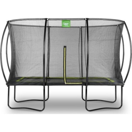 Trampoline with net Exit Silhouette 244x366cm - Black - Exit