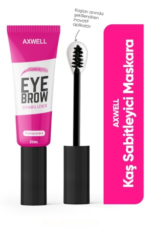 Transparent Eyebrow Stabilizer & Shaping Gel Mascara - Eyebrow Mascara 20 ml - Axwell