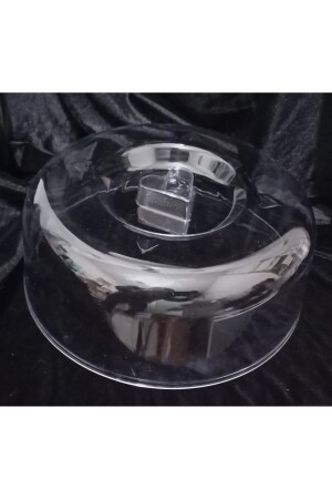 Transparent Glass Jar Cover For Cake Cake Plate 26 Cm Break Resistant Plastic Healthy Freshness Protector - Abnturk