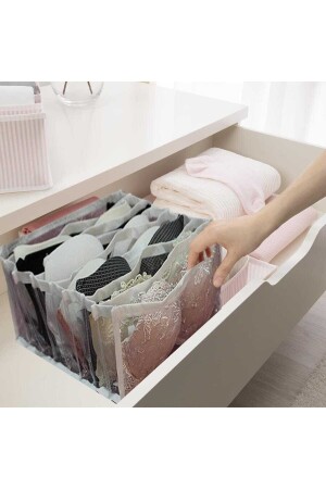 Transparenter Schrank-Schubladen-BH-Organizer (8 Fächer) - Özlem Toys