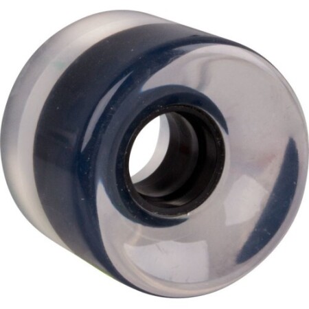 Transparentes Penny-Board-Rad 60 x 45 mm - Schwarz - Worker