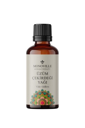 Traubenkernöl 30 ml kaltgepresst, 100 % rein und natürlich (Traubenkernöl) - Monoville