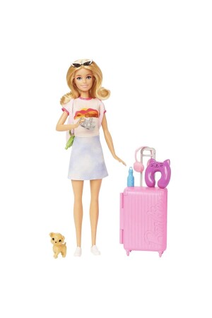 Travel Doll and Accessories Hjy18 - Barbie