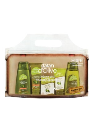Travel Set 5 Pieces (Shampoo- Conditioner- Soap- Cream- Shower Gel in 20 ml Packages) - Dalan