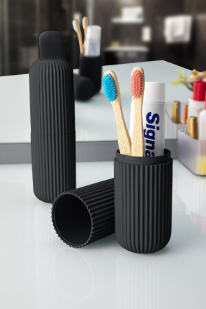 Travel Type Accessory Carrying and Storage Container Black - Toothbrush - Glasses Box - Mowo Home