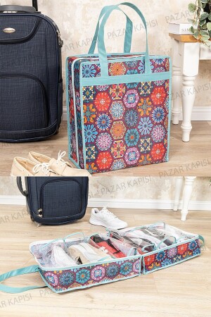 Travel Type Shoe Storage Organizer Authentic Travel Bag - Pazar Kapısı