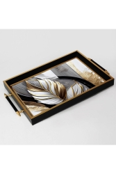 Tray, Presentation Tray, Engagement Tray 44x34 cm Glass Tray TKTP345232 - TekTablo