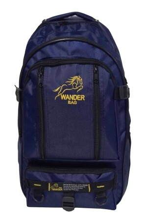 Trekking Semi-Climber Backpack Without Bellows 50 Lt Waterproof Fabric Unisex - Wander