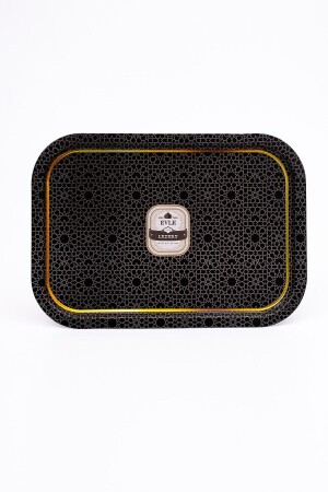 Trellis Patterned Metal Tray - Tea Coffee Tray - Presentation Tray 28 Cm X 40 Cm TYC00564694763 - Evle