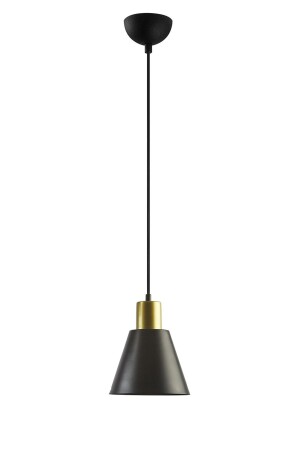 Trend Modern Tasarım Cafe - Mutfak Siyah Gold Renk Tekli Avize LA155523000013 - Fer Avize