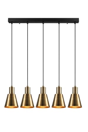 Trend Special Design Modern Sports Retro Row of 5 Vintage Cafe - Kitchen Pendant Lamp Chandelier LA155523000012 - Fer Avize