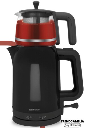 Trendcamelia 2200 Watt Bpa-Free Tea Maker and Kettle with Glass Teapot - Goldmaster