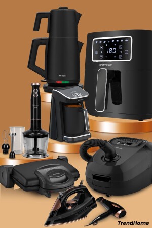 TrendHome 35-teiliges Airfryer-Heißluftfritteuse, vorteilhaftes elektronisches Hochzeitspaket, Küchen-Mitgift-Set 261951 - GoldMaster