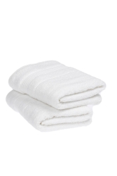 Trendy 2-Piece Towel 50x90 White(et) CM3419 - Özdilek