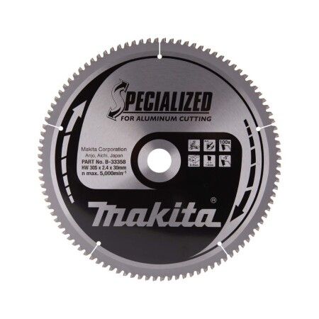 Trennscheibe für Aluminium MAKITA 305x30x2,3mm 100T -5° - Makita Accessories
