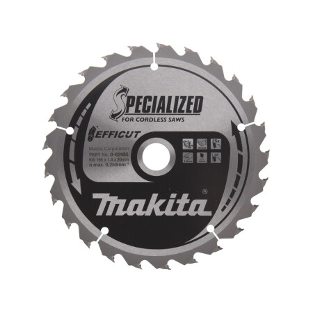 Trennscheibe für Holz MAKITA Efficut 165x1,4x20mm T25 23° - Makita Accessories