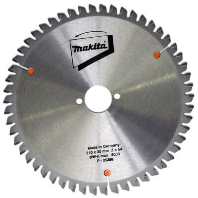 Trennscheibe MAKITA 210x30x2,8mm 54T -5° ALU - Makita Accessories