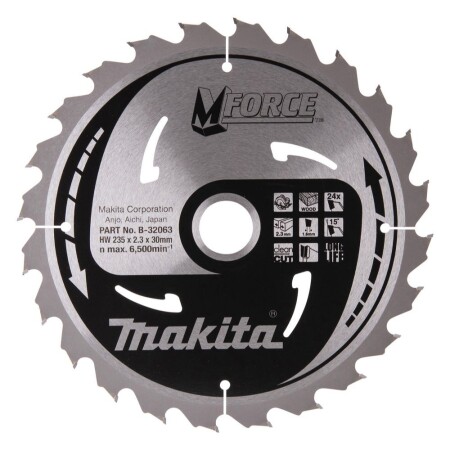 Trennscheibe MAKITA 235x2,3x30mm 24T 15° - Makita Accessories