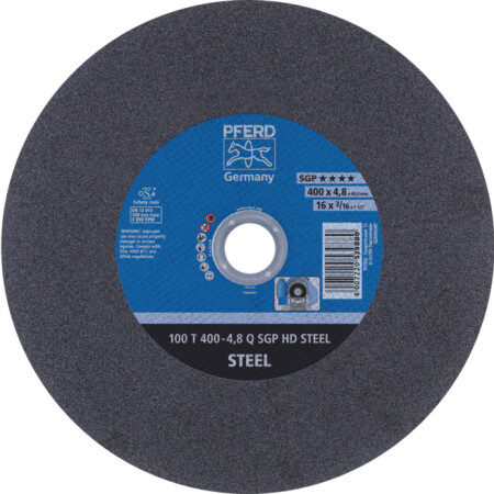 Trennscheibe PFERD 100 T400-4.8 Q SG HD Stahl - Pferd