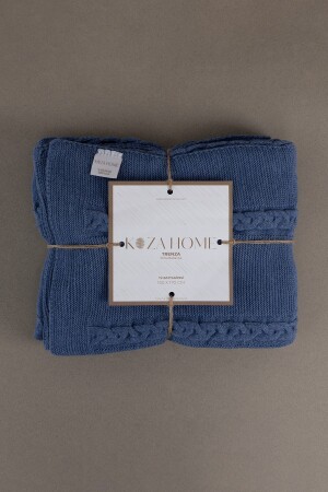 Trenza Indigo TV-Decke 130x170 15042 15027 - Koza Home