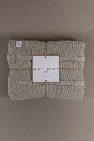 Trenza Mink Single Blanket 160x220 15036 15026 - Koza Home