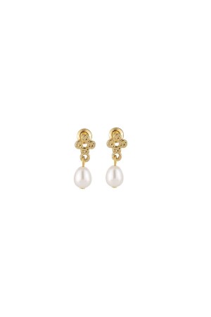 Tria Pearl Earrings - Ecru Atelier