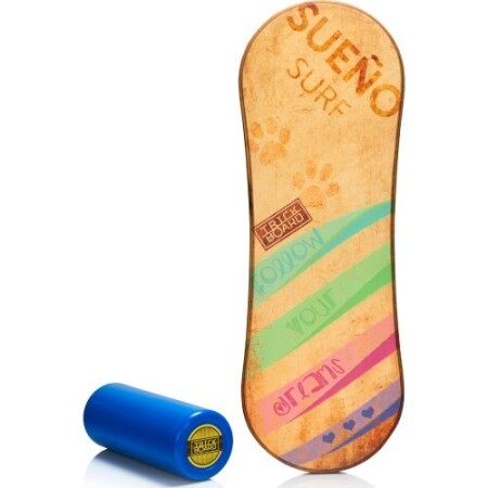 Trickboard Classic Sueno Surf with blue roller - Trickboard