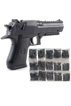 Trigger Bead Shooting Toy Gun + 15 Pack of Beads - Bead Gun Toy Gun - Mia