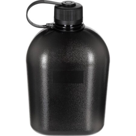 Trinkflasche MFH GEN II, schwarz-transparent, 1 l - MFH