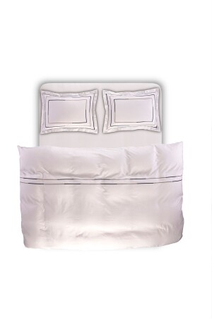Trio Duvet Cover Set White 260x240 PN22KNEV0041BEY - Penelope