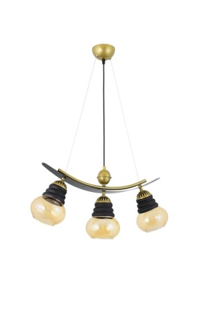 Triple Modern Style Boat Model Metal Glass Pendant Lamp Chandelier LMBDR35613 - Lambadar