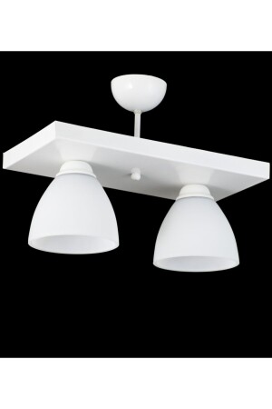 Triple Rectangular White Sports Model Modern Chandelier LMBD35022 - Lambadar