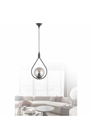 Tropfen-Kronleuchter Schwarzer Tropfen-Kronleuchter - OSC HOME