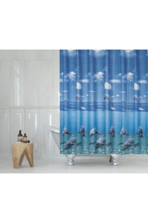 Tropical Bathroom Shower Curtain 8852 Single Wing 1x240x200 BAPTRO8852ST240 - Zethome