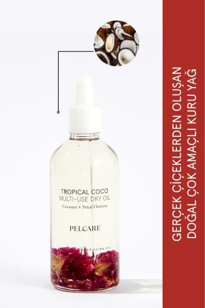 Tropical Coco Multi - Use Dry Oil - Nourishing Dry Oil - Pelcare