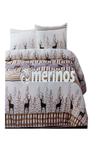 Tröster-Doppelbettwäsche-Set Hirsch Beige - Merinos