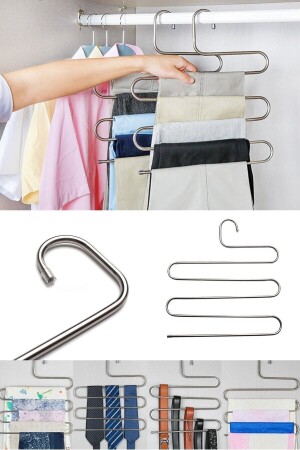 Trouser Hanger Metal Smart Hanger 1 Piece - Wiesmann