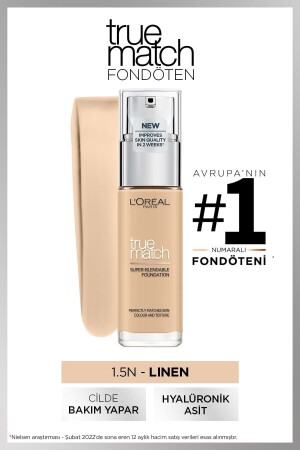 True Match Bakım Yapan Fondöten 1.5 LINEN - L'oreal Paris