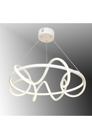 Tt314-by Large Spiral Model Matte White (3 Color Modules) Led Chandelier TT314-BY-3RN BIG SPIRAL - TT AYDINLATMA