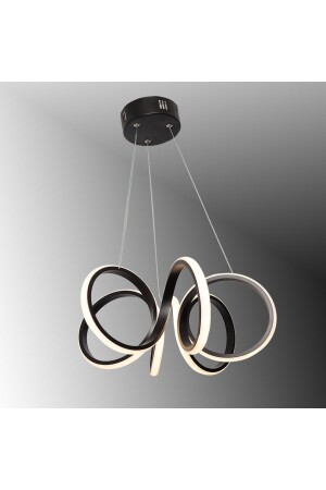 Tt318-sy Hekza Model Matte Black (Daylight) Led Chandelier TT318-SY-GNR HEKZA - TT AYDINLATMA